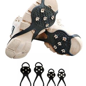 靴 滑り止め 靴底 雪 アイスバーン 対策 アイゼン|チェーンスパイク 携帯型|登山・アウトドア・雪道必須アイテム