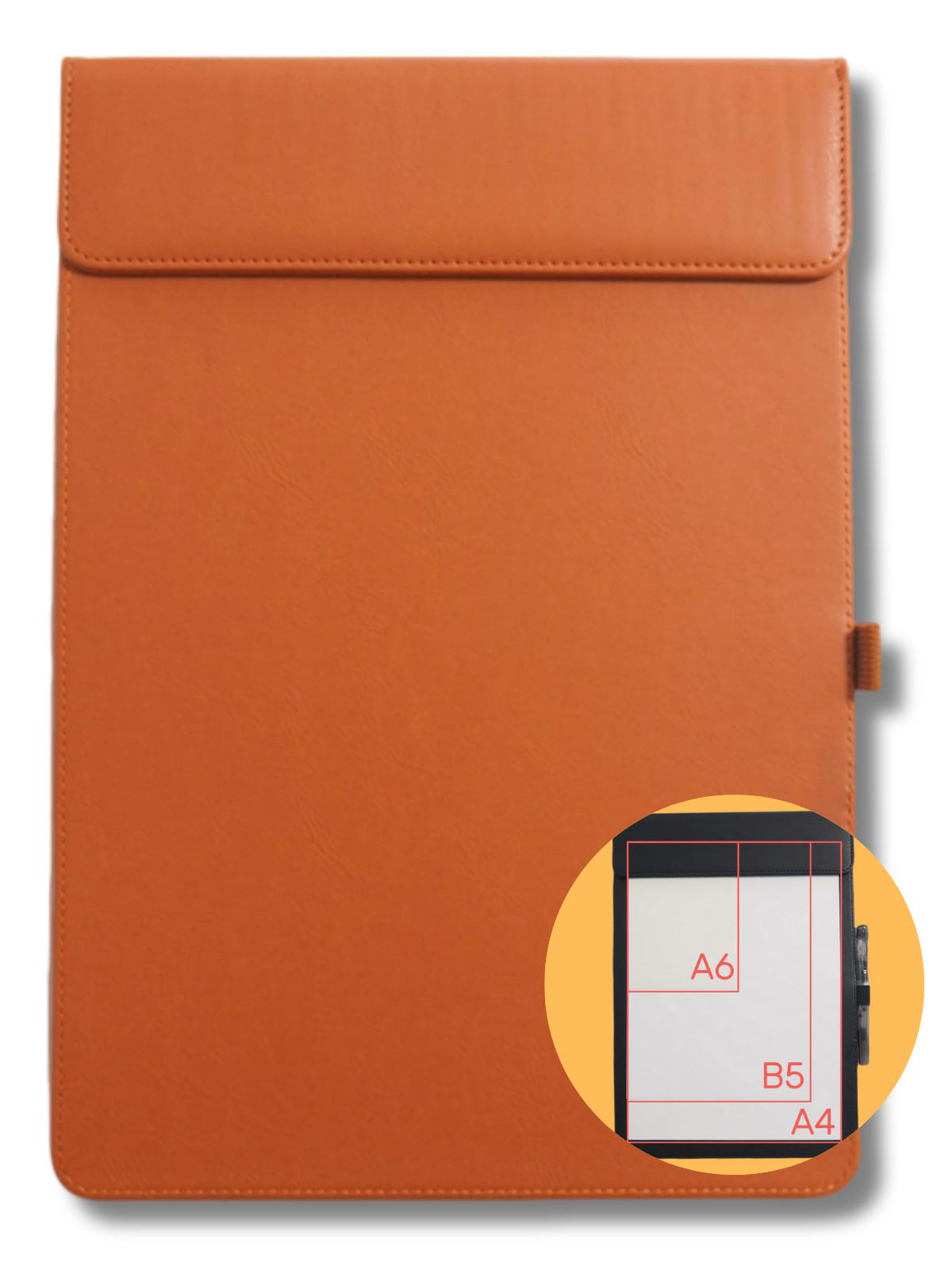 クリップボード A4サイズ PUレザー マグネット式, ビジネス 学業 ホテル ディーラー(タイプA-ブラック) - 画像 (3)